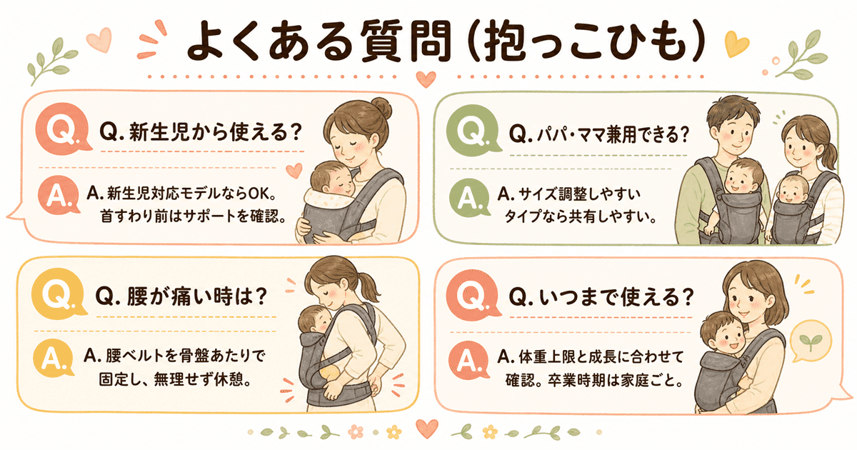 夜泣きが続くときはの図解