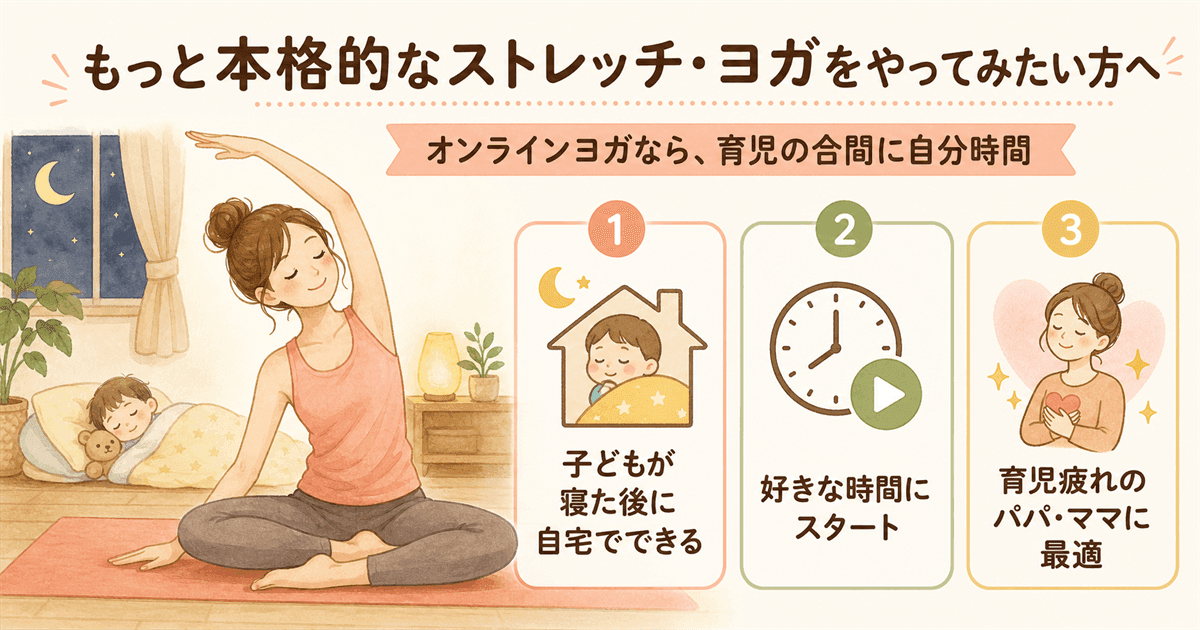 もっと本格的なストレッチ・ヨガをやってみたい方への図解