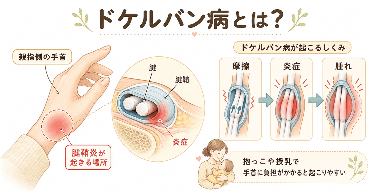 ドケルバン病とは何か：腱と腱鞘の仕組み