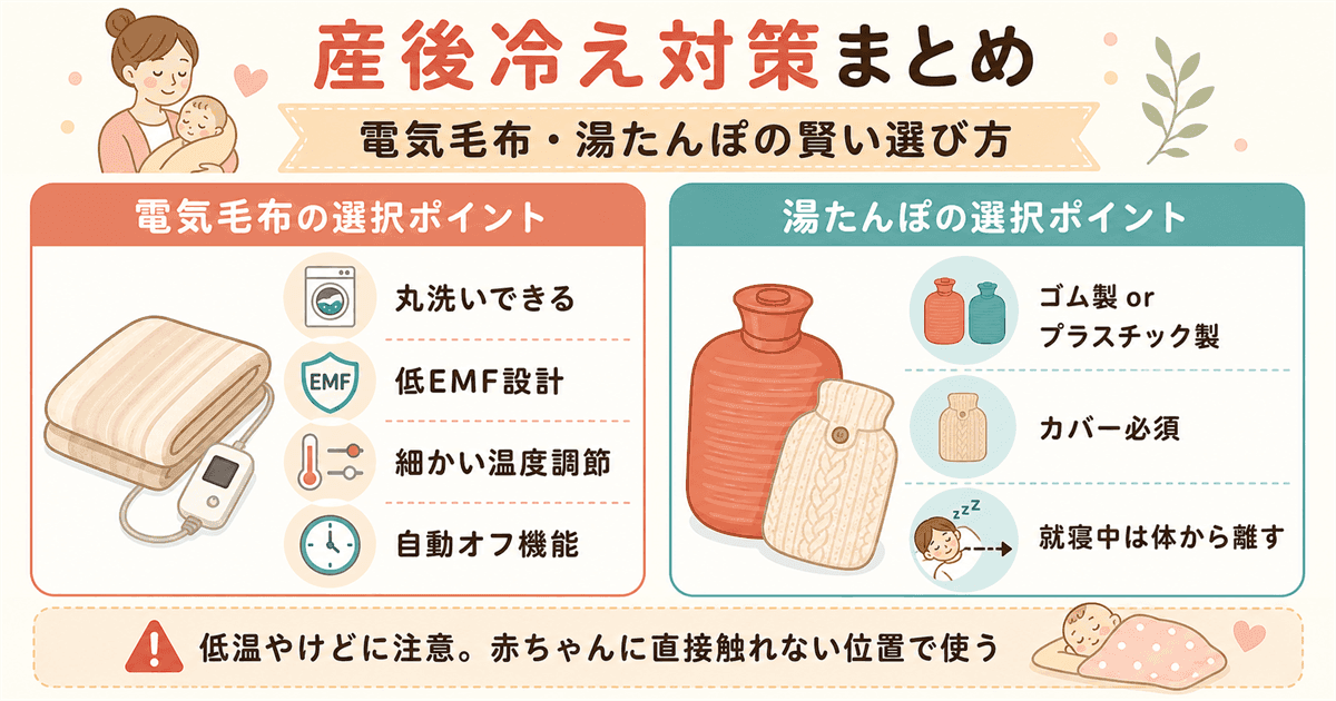 まとめ:育児中の冷え対策チェックリスト