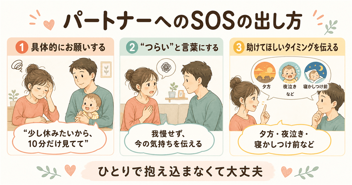 パートナーへのSOSの出し方