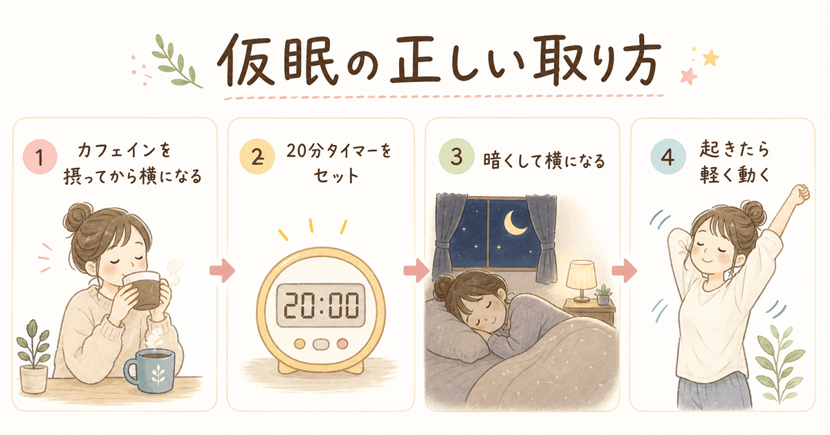 仮眠の正しい取り方
