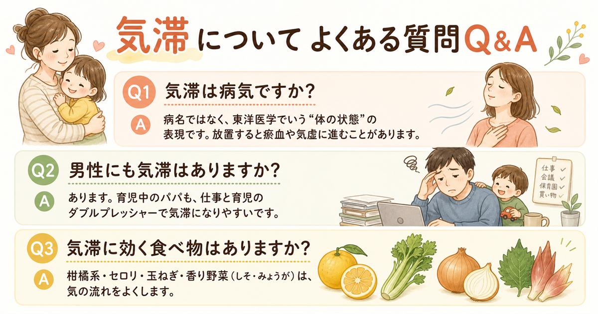 気滞についてよくある質問Q&A