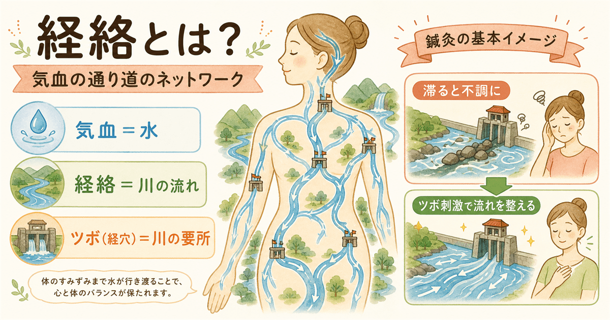 経絡とは?気血の通り道のネットワーク