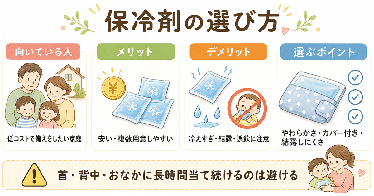 保冷剤の選び方
