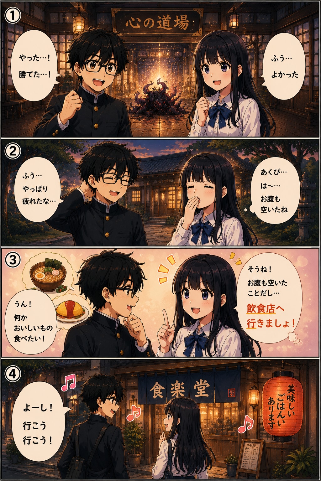 東洋医学クエスト 第4章 1ページ