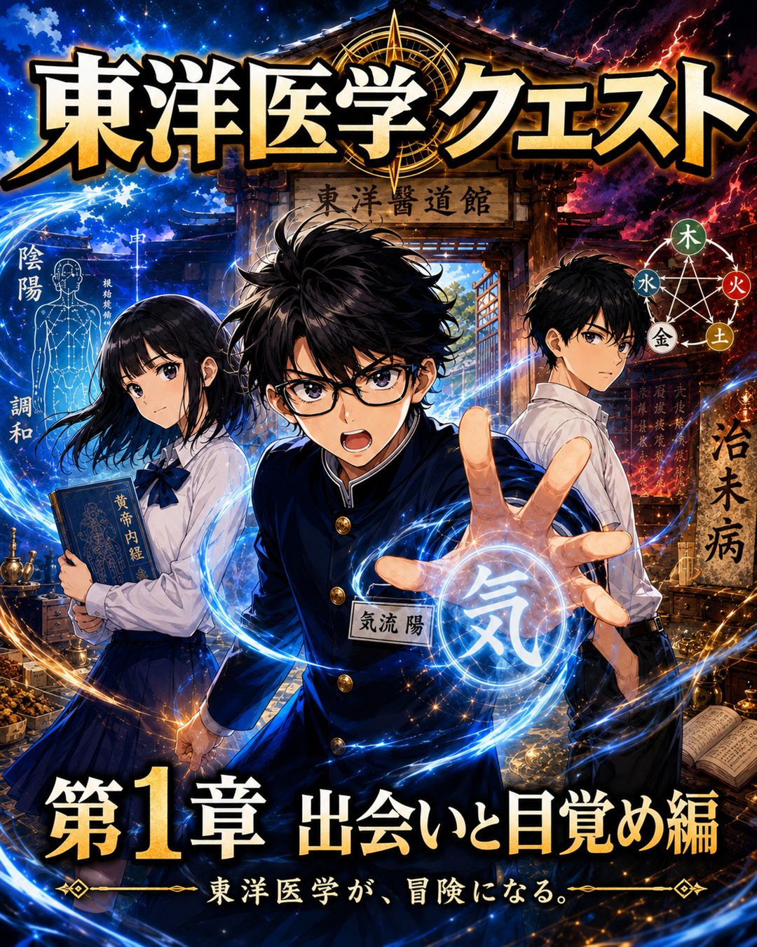 東洋医学クエスト 第1章 表紙